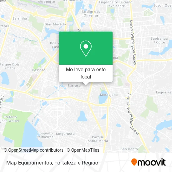 Map Equipamentos mapa