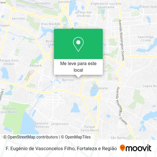 F. Eugênio de Vasconcelos Filho mapa