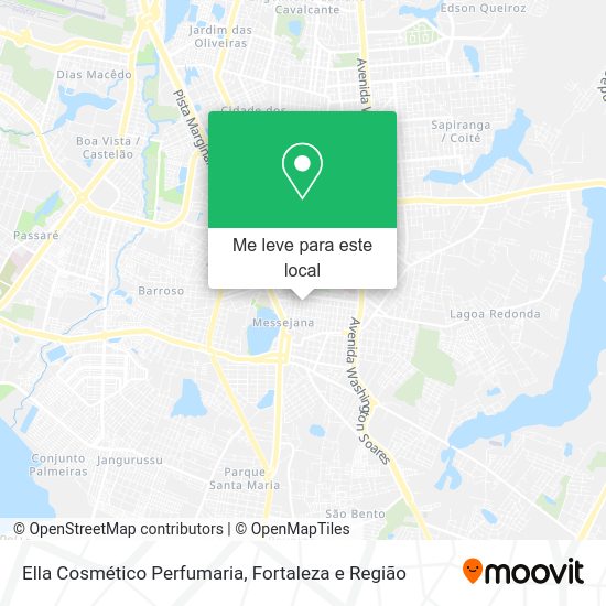 Ella Cosmético Perfumaria mapa