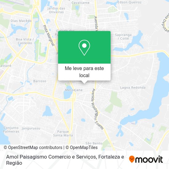 Amol Paisagismo Comercio e Serviços mapa