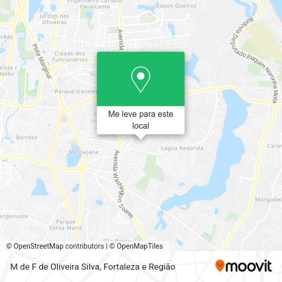 M de F de Oliveira Silva mapa