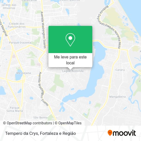 Tempero da Crys mapa