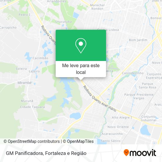 GM Panificadora mapa