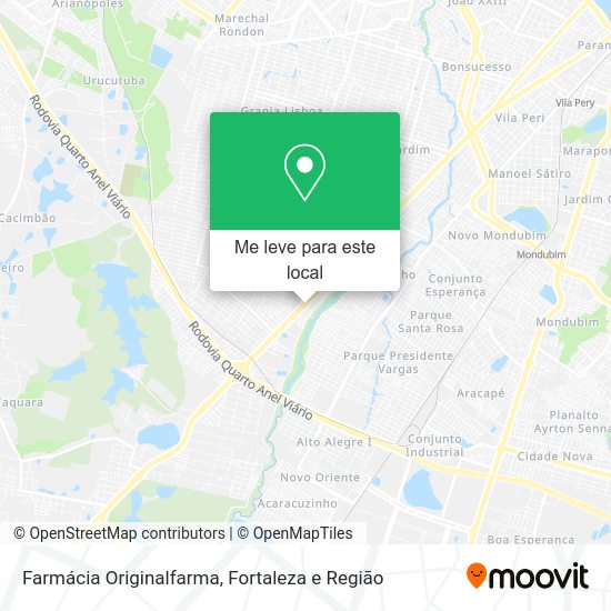 Farmácia Originalfarma mapa