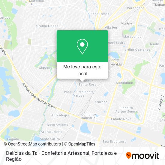Delícias da Ta - Confeitaria Artesanal mapa