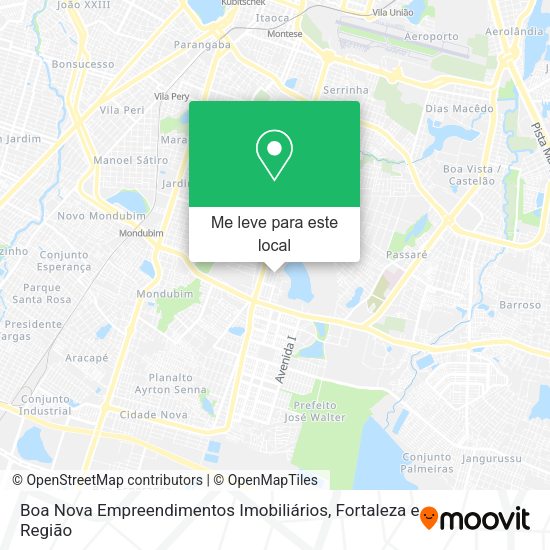 Boa Nova Empreendimentos Imobiliários mapa