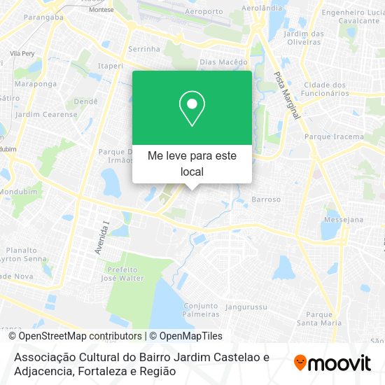Associação Cultural do Bairro Jardim Castelao e Adjacencia mapa