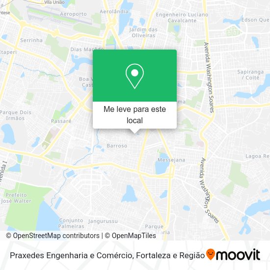 Praxedes Engenharia e Comércio mapa