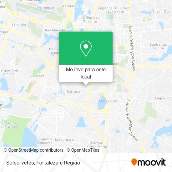 Solsorvetes mapa