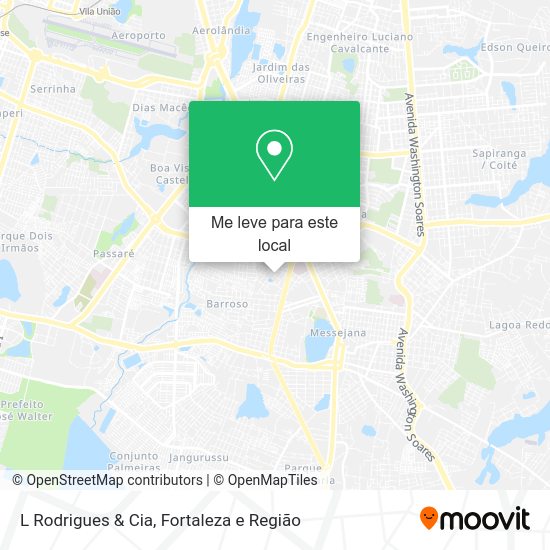 L Rodrigues & Cia mapa