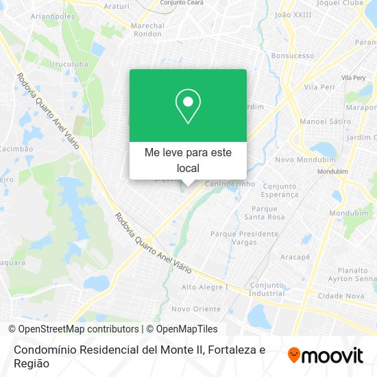Condomínio Residencial del Monte II mapa