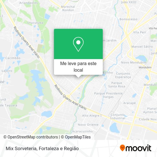 Mix Sorveteria mapa