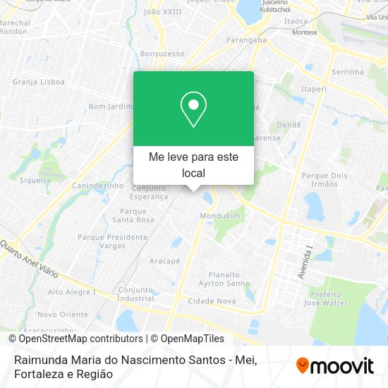 Raimunda Maria do Nascimento Santos - Mei mapa