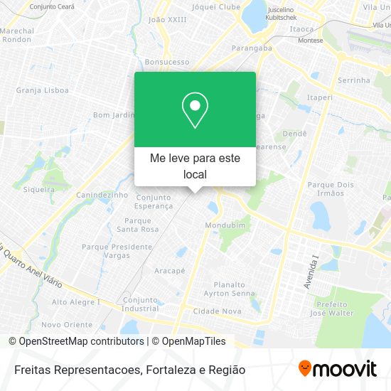 Freitas Representacoes mapa
