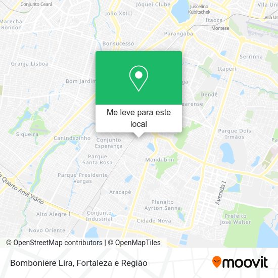 Bomboniere Lira mapa
