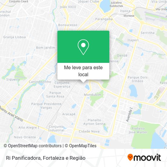 Ri Panificadora mapa