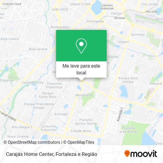 Carajás Home Center mapa