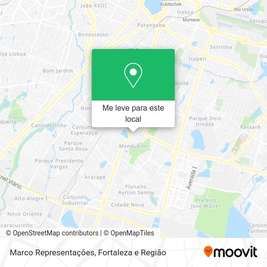 Marco Representações mapa