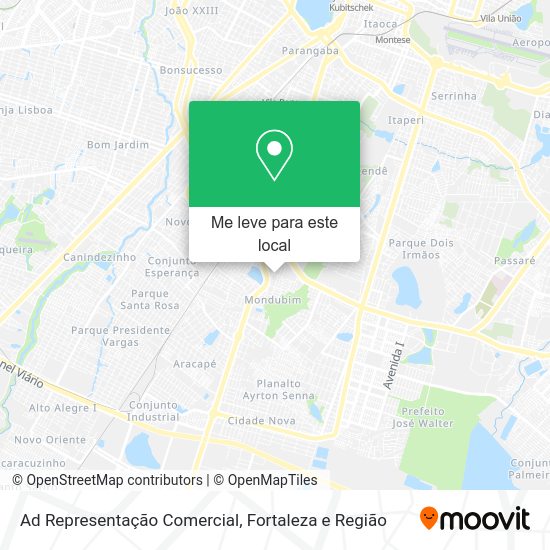Ad Representação Comercial mapa