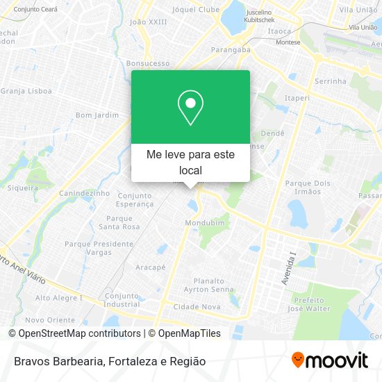 Bravos Barbearia mapa