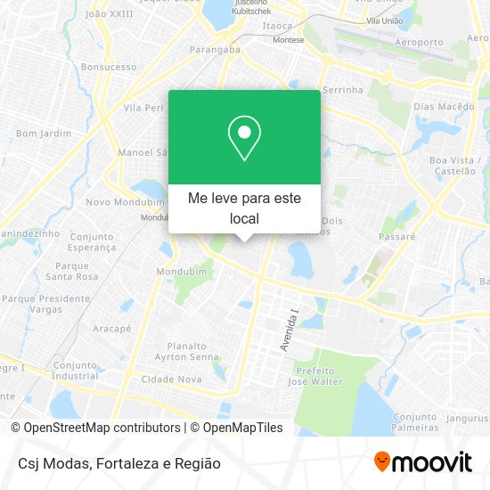 Csj Modas mapa