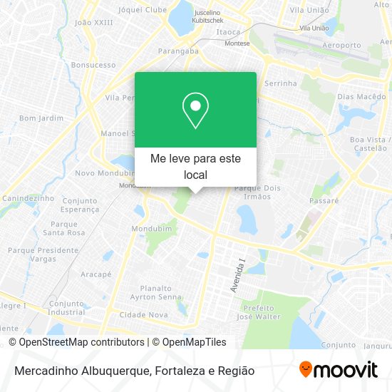 Mercadinho Albuquerque mapa