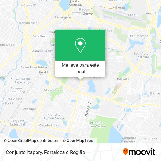 Conjunto Itapery mapa