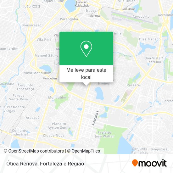 Ótica Renova mapa