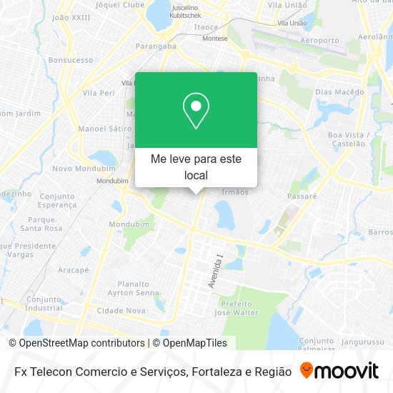 Fx Telecon Comercio e Serviços mapa