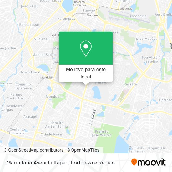 Marmitaria Avenida Itaperi mapa