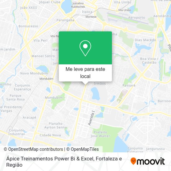 Ápice Treinamentos Power Bi & Excel mapa