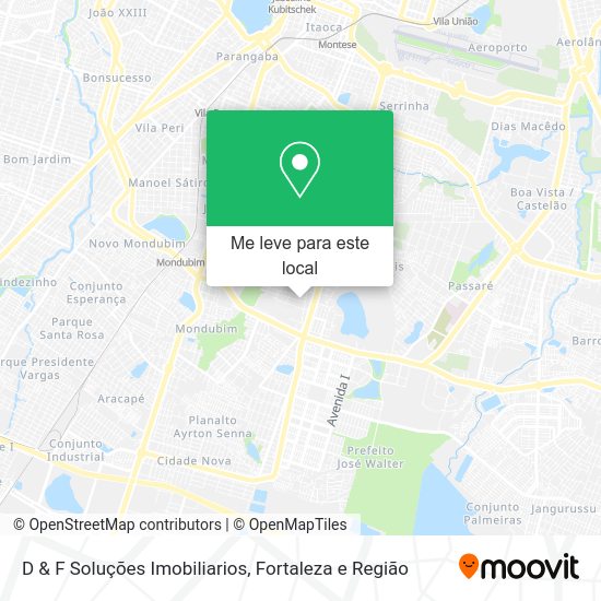 D & F Soluções Imobiliarios mapa