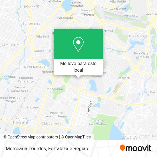 Mercearia Lourdes mapa