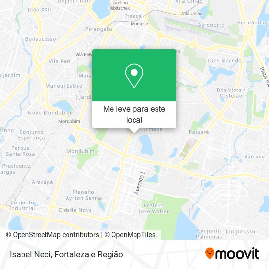 Isabel Neci mapa