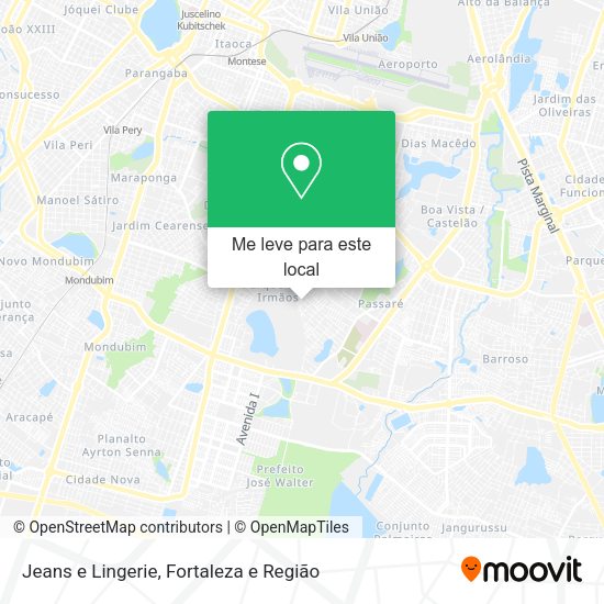 Jeans e Lingerie mapa