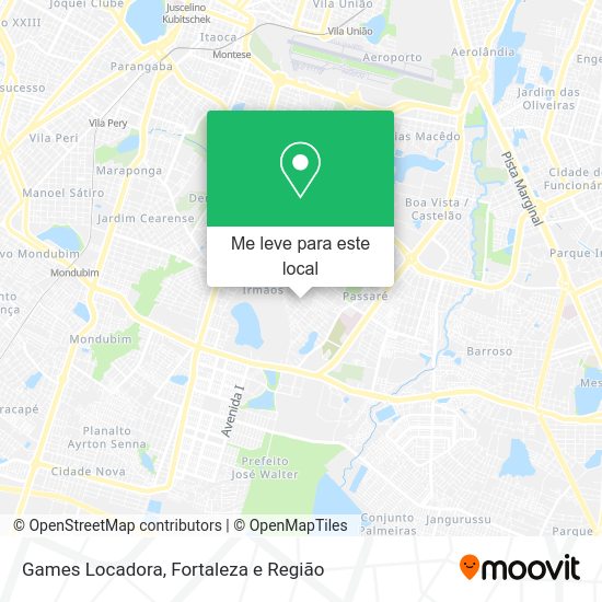 Games Locadora mapa