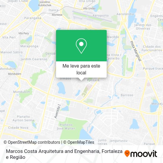 Marcos Costa Arquitetura and Engenharia mapa