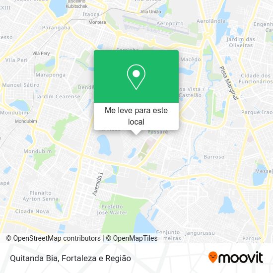 Quitanda Bia mapa