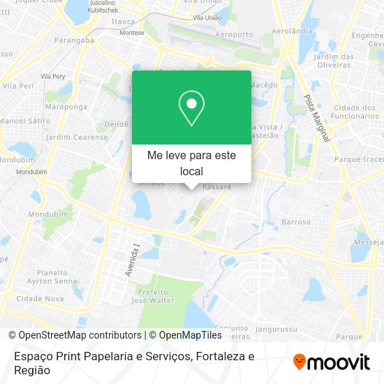 Espaço Print Papelaria e Serviços mapa