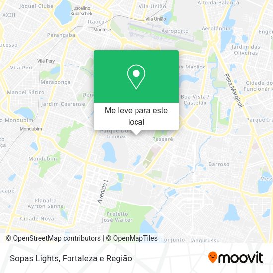 Sopas Lights mapa