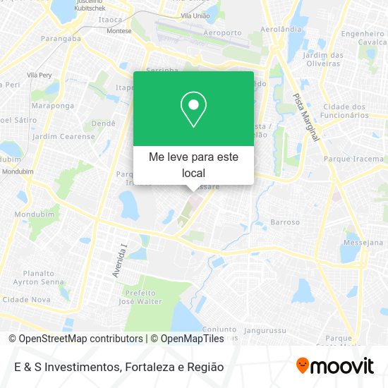 E & S Investimentos mapa