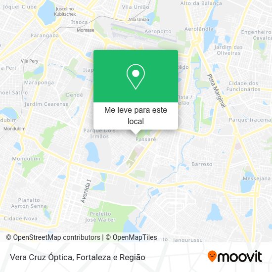 Vera Cruz Óptica mapa