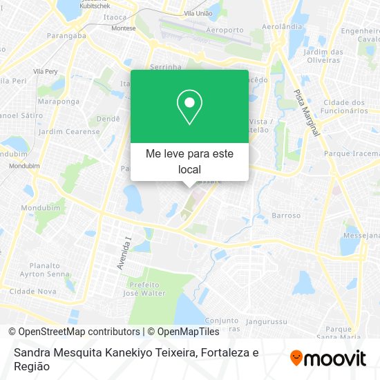 Sandra Mesquita Kanekiyo Teixeira mapa