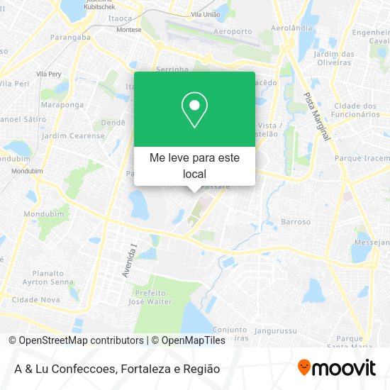 A & Lu Confeccoes mapa