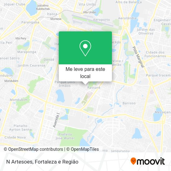 N Artesoes mapa