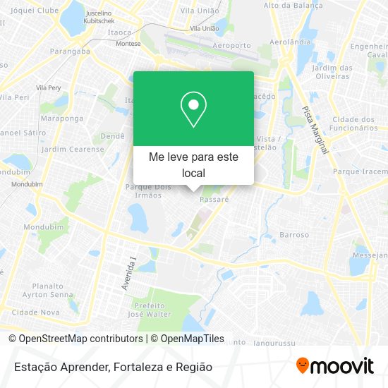 Estação Aprender mapa