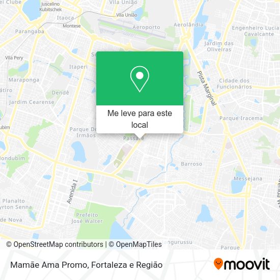 Mamãe Ama Promo mapa
