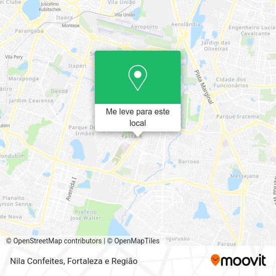 Nila Confeites mapa