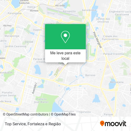Top Service mapa