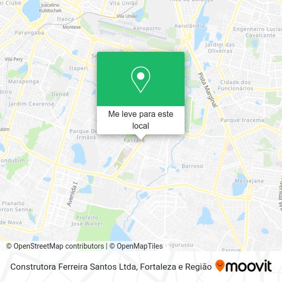 Construtora Ferreira Santos Ltda mapa